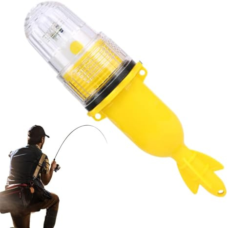 Lampada stroboscopica per la pesca di ricambio per bastone luminoso impermeabile | faro luminoso di sicurezza – adatto per kayak, boe marine, barche, pagaie, acqua dolce, acqua salata e acqua