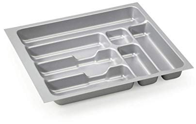 Naber Storex / Besteckeinsatz 4 für 500er Schrank / Silbergrau / 50 x 418 x 473