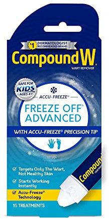 Compound W Accu-Freeze-Freeze-Off Erweitert | Warze-Abbau | 15 Behandlungen