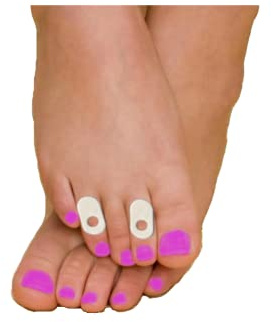 Dr. Jill’s Foot Pads, YJ2456, Latex Free Corn Pad with Off Center Hole-1/8” Felt-100 Pack