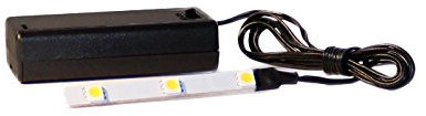 Kahlert Licht 69911 LED-Beleuchtungsstreifen mit Batteriebox, 3 Jahre to 99 Jahre, schwarz