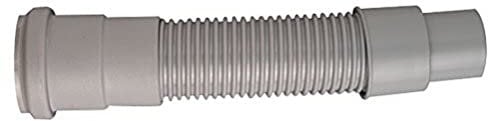 CORNAT T323104 HT-Rohr, Flexible plast.Pipe 40/50x50x1000mm, Gray, 1,000 mm