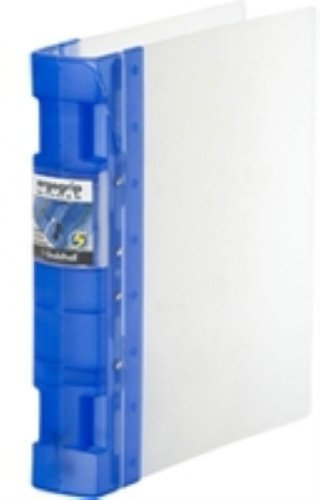 Guildhall GLX Ergogrip Ordner aus Polypropylen 8 Zacken/4 Ringe 55 mm A4 2 Stück milchig/Kobaltblau