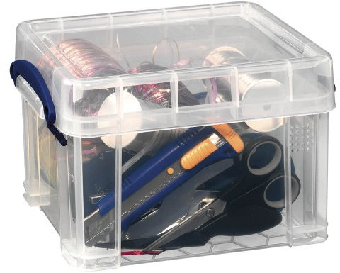 Really Useful 245 x 180 x 160mm 3L Box with Lid - Clear
