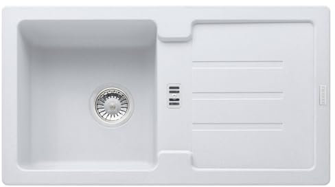 Franke Strata STG 614 – 78 Glacier Granito fregadero blanco fregadero – Fregadero de cocina