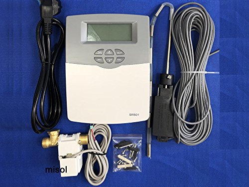 MISOL CONTRÔLEUR DE CHAUFFE-EAU SOLAIRE / 220 V / pour chauffe-eau solaire sous pression séparé
