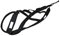 Northern Howl X-Back Zuggeschirr Fuer Bike-, Skijoring Dogscooting Schlitten in Schwarz