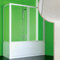 Cabine douche Pare-Baignoire 80x150 CM en acrylique mod. Plutone avec ouverture laterale