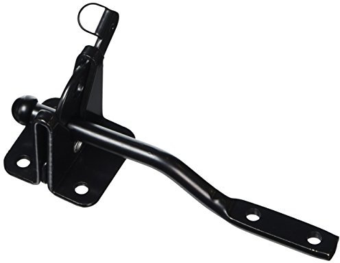Innova Catch Garden Yard Gates Door Lock Auto Gate Latch with Screws, Black