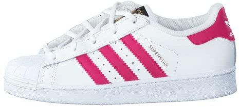 adidas Superstar, Sneakers Unisex - Bambini e ragazzi, Ftwr White Bold Pink Ftwr White, 29 EU
