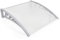 Techo para Jardín Terraza Patio Balcón Parasoles Sombrilla Exterior, Tejadillo de protección Marquesina para Puertas y Ventanas (80x120cm)