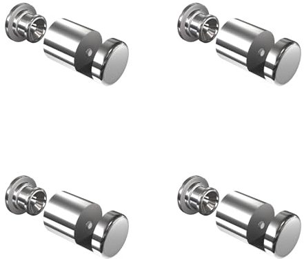 ALTUMIS - Lot 4 fixation murale fendue FIXF2-4 entretoises fendues - Argent