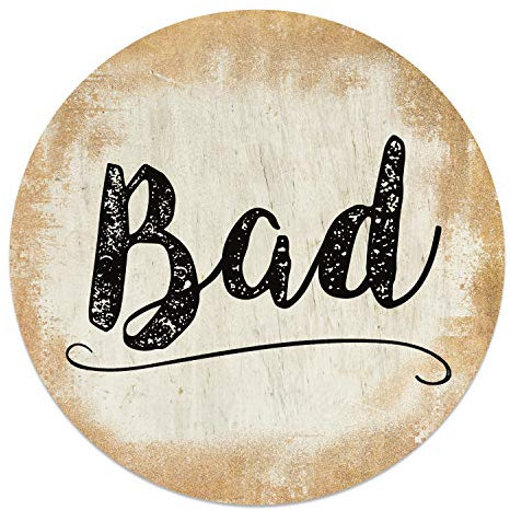 Logbuch-Verlag Türschild BAD Wandschild Wort Text ALU Metallschild Badezimmer Deko selbstklebend