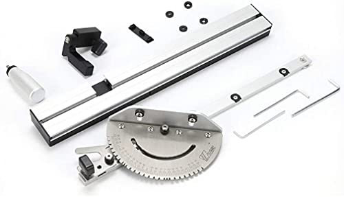 Gehrungslehre Miter Gauge 450mm Gehrungsfugenlehre für Tischkreissäge Tischsäge Bandsäge Router Sägen Zubehör Herrscher Holzbearbeitungswerkzeug