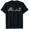 Bogenschützen Herzschlag Bogenschießen EKG Bogensport Pfeil T-Shirt