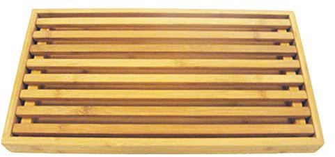 Point-Virgule planche à pain, planche à découper avec bac de récupération, planche à découper le pain, 42.5x25x3.5cm