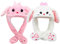 Osuter 2PCS Bunny Mütze Lustige Kaninchen Ohren Hut Hasenohren Hut Wackelohr Mütze Plüsch Partyhut Geschenk für Erwachsene und Kinder