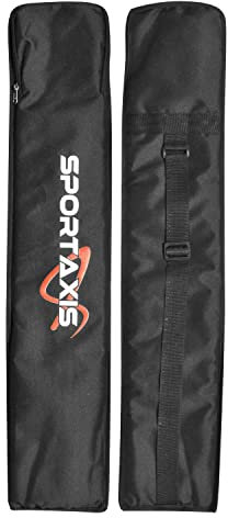 SPORTAXIS Schaumstoffgepolsterte Tasche für Cricketschläger, Schwarz, Standard, Praxis