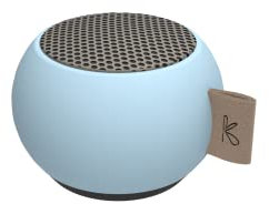 KREAFUNK aGO MINI, Bluetooth Lautsprecher, Speaker, TWS Kopplung für Stereo Sound, Voice Assistent, wasserdicht, Cloudy Blue