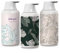 shampoo and conditioner dispenser with Labels and Funnel, 3pcs 500ml Pump Press Shower Containers, Empty Refillable Shampoo Body Soap Conditioner, Shower Gel Plastic Bathroom Press Lotion Dispenser