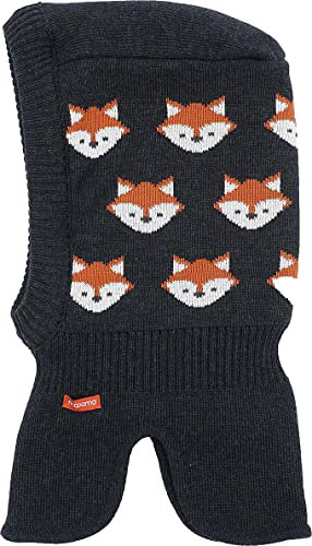 MAXIMO Jungen Mütze anthrazit/weiß/karamell 49