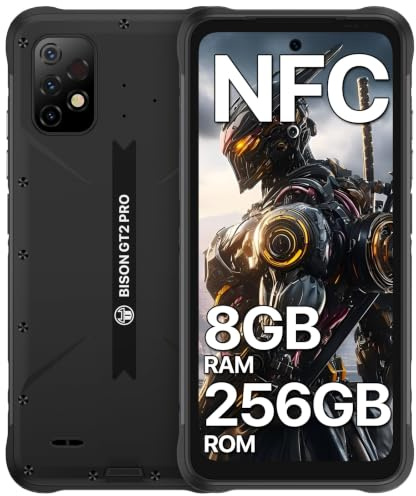 UMIDIGI BISON GT2 Pro Rugged Smartphone,8GB+256GB Mobile Phones | 6.5''FHD+Display, 64MP+24MPNight Vision Triple Camera,6150mAh Battery,IP68/IP69K/4G Dual SIM/NFC Waterproof Phone GPS/OTG