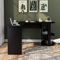 I0I&I0I Corner Desk Office Desk for Home L-Shaped Desk Gaming Desk Large Computer Desk PC Laptop Study Gaming Table Workstation for Home Office (Black)