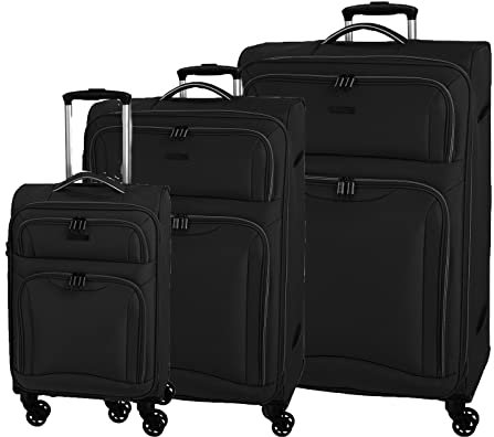 D&N Travel Line 9204 - Trolley-Set, 3tlg. schwarz