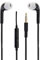 PH26 Auricolari per Motorola Edge 40 di alta qualità audio in-ear in silicone ultra comfort isolamento acustico con controllo del volume e microfono - nero