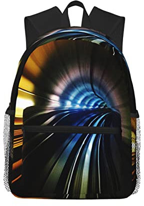 Reiserucksack für Jungen, Mädchen, Kinder, U-Bahn, U-Bahn, Rucksäcke, Kinder, Schultasche, Büchertasche, Tagesrucksack für Männer und Frauen
