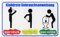 BIKE-label Toilettenschild Klobürste Gebrauchsanweisung Fun Aufkleber WC X900296VE