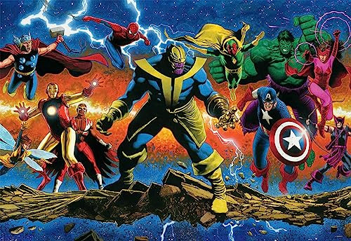 Buffalo Games - Marvel - Thanos Legacy No.1-1500 Piece Jigsaw Puzzle for Adults Challenging Puzzle Perfect for Game Nights - 1500 Piece Finished Size is 31.50 x 23.50