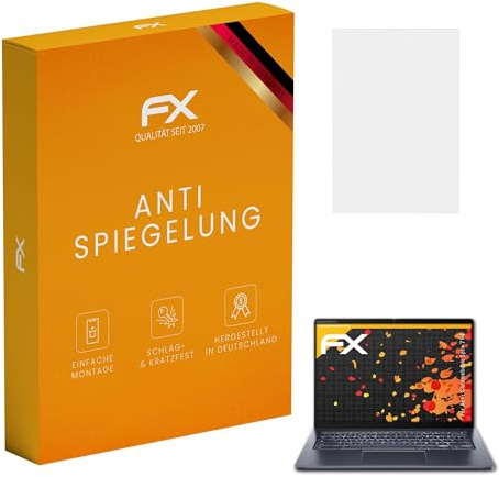 atFoliX Screen Protector compatible with Acer Chromebook Spin 714 Screen Protection Film, anti-reflective and shock-absorbing FX Protector Film (2X)
