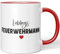 JUNIWORDS Tasse, Lieblings-Feuerwehrmann, Rot (7747997)