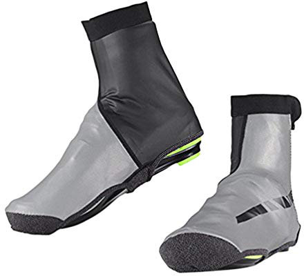 Überschuhe, Fußabdeckung, Regenschuh-Überzieher, Radschuhüberzüge, reflektierend, wasserdicht, Outdoor-Sportschuh, rutschfest, Regenschutz für Rennrad, MTB, Rennrad, Größe S/M / S/M