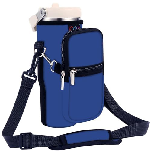 Stanley IceFlow Flip Straw Tumbler 30oz Carrier Bag - Neoprene Sleeve Crossbody Sling for Travel Fitness
