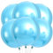 VIKY® 6 Stück Folienballon Geburtstag, 22 Zoll 4D Luftballons Geburtstag Helium Ballon Himmelblau, Kindergeburtstag Deko Luftballon, Party Deko Ballons für Geburtstag,Graduation,Einschulung,Rente Deko