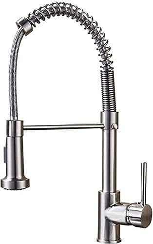 WAGXIyU Kitchen Faucet Mixer Taps for Kitchen Low Pressure Kitchen Faucet with Shower Pull-Out Sink Faucets Kitchen Pull-Out