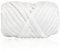 50M Dicke Wolle Zum Handstricken Chunky Wolle 1000g Sperrige Armstricken Wolle Dicke Wolle Zum HäKeln Handstrickwolle Armstricken Wolle FüR Teppich Sehr Wolle Zum Armstricken (Weiß)