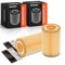 Frankberg 2x Filtro aria Elemento filtrante Filtro Compatibile con Fortwo Coupe 450 0.6L 0.7L Benzina 2004-2007 City-Coupe 450 0.8L Diesel 1999-2004 Replace# 0003124V001