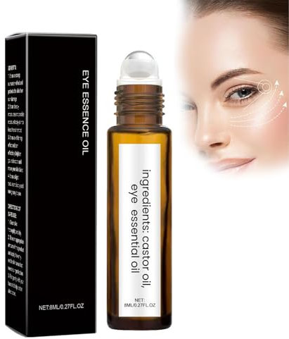 Rollerball Castor Oil, Castor Oil And Frankincense Eye Roller, Castor Oil and Frankincense Eye Roller Ball Oil, Anti-Wrinkle And Reduce Fine Line, Reduce Wrinkles, Puffiness, Bags Under Eyes (1)