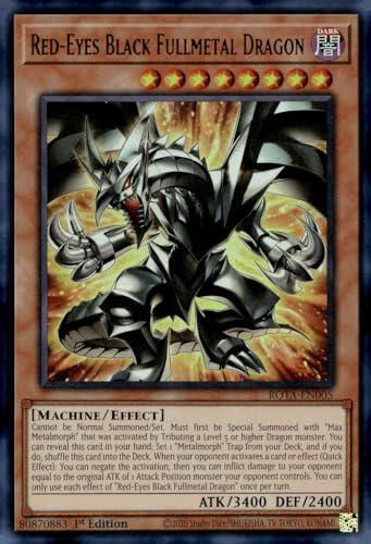 Red-Eyes Black Fullmetal Dragon - ROTA-EN005 - Ultra Rare - 1. Auflage