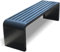 Metal Cast Iron Bench Garden Furniture - Park Heavy Duty 2-4 Seater Indoor/Yard Benches for Computer Desk, Vanity Desk, Bedside Tables