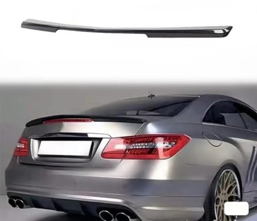 PEJLHK Heckspoiler für Autos für Mercedes Benz E Class W207 C207 E200 E550 2008-2017,Kofferraumdeckelspoiler, ABS-Kunststoffmaterial, Fester Spoiler