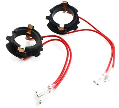 2Pcs Auto Licht Scheinwerfer Birne Basis H7 Led Lampen Kunststoff Deck Für 5 MK5 Auto Licht