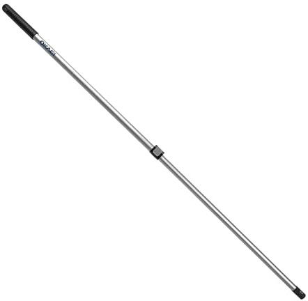 Okaei Aluminium Teleskopstiel (80-145 cm) – Verstellbar, Ergonomisch & Stabil – Perfekt für Klapphalter und Wischmopps – Leicht, Robustes Design für Profi- und Privatgebrauch