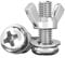 Wing Nuts,Butterfly Wing Nut,10pcs M5*6~200mm 304 Stainless Steel Phillips Flat Cross Round Head Metal Screws With Wing Nuts Washer Fasteners Bolts(M5*150mm)