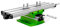 Wiefiche Multifunktions Arbeitstisch 310×90mm, Arbeitstisch Fräsen X-Y Schiebetisch mit Präzisionsskala, Mini Tischbohrmaschine für elektrische Bohrmaschinenhalter, 39,5 x 24,5 x 7,8cm, Weiß & Grün