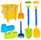 Kit de construcción de Castillos de Arena, Juguetes de Arena Incluyen Cubo y Palas y moldes de Castillos, Juguetes de Playa portátiles para niñas, niños