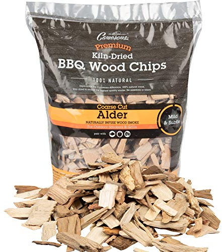 Camerons Räucherchips (Erle) – 0,6 kg Beutel, ofengetrocknet, natürliches grobes Holz Räucherspäne